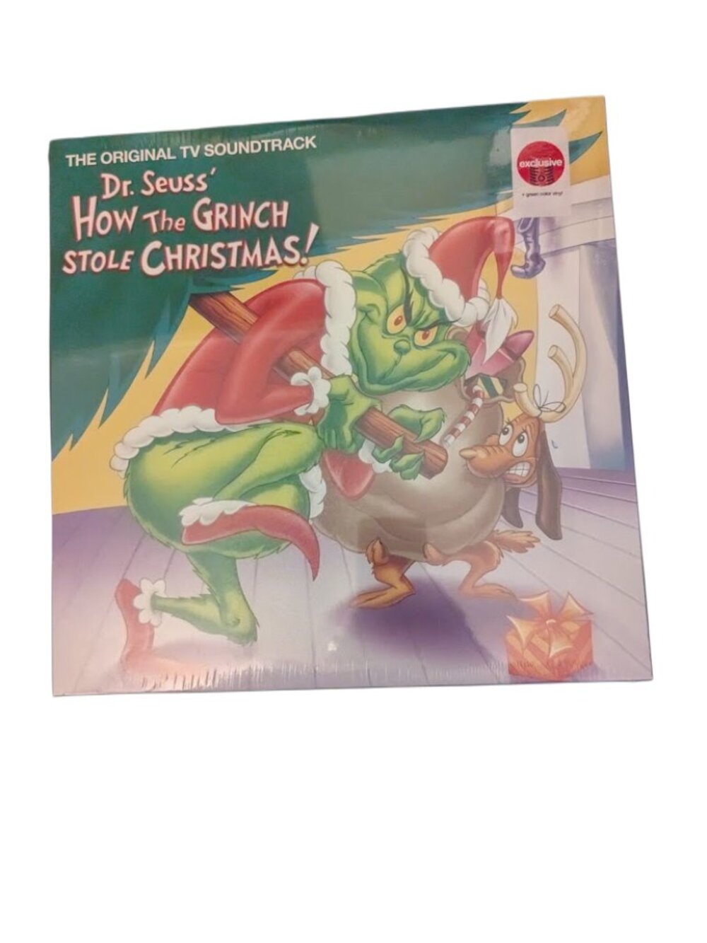 Dr. Seuss Grinch Christmas LP Green Vinyl Limited Watertower
